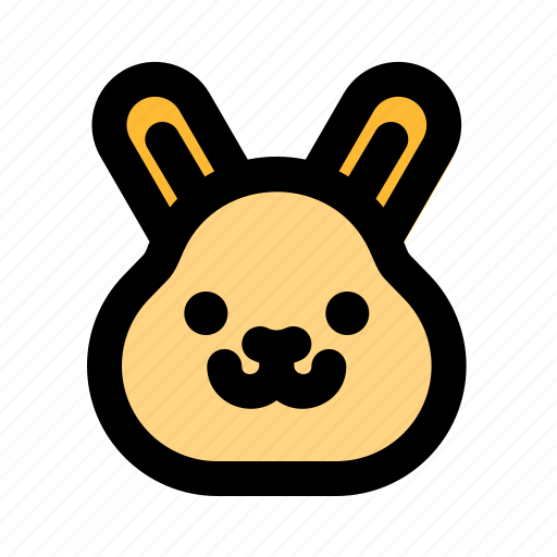 Rabbit, face, pet, animal icon - Download on Iconfinder