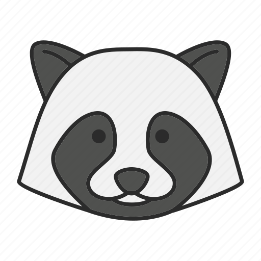 Animal, face, pet, raccoon, racoon, wildlife, zoology icon - Download on Iconfinder