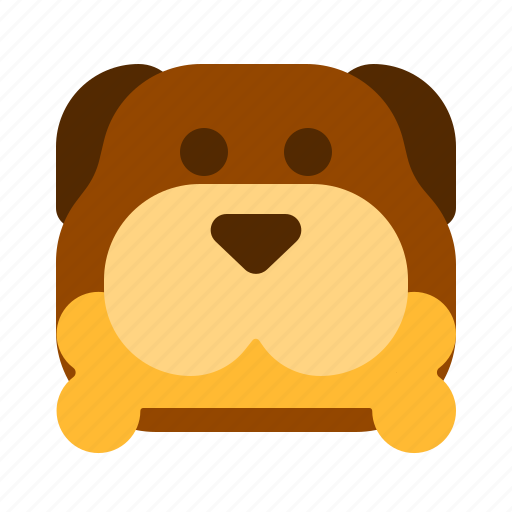 Bulldog, bite, pet, animal icon - Download on Iconfinder