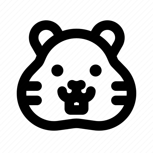Hamster, face, pet, animal icon - Download on Iconfinder