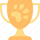 award, competition, cup, paw, pet, prize, winner