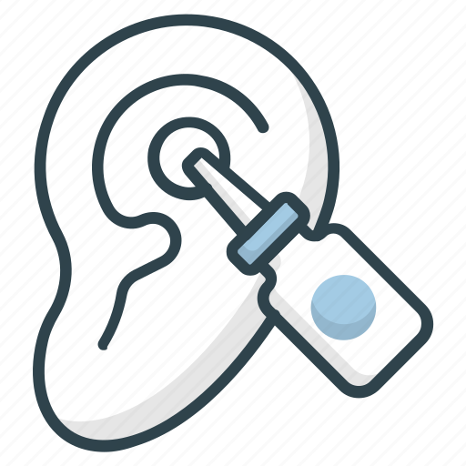 Ear, drops, dropper, earhuman, treatment, doctor, ent specialist icon - Download on Iconfinder