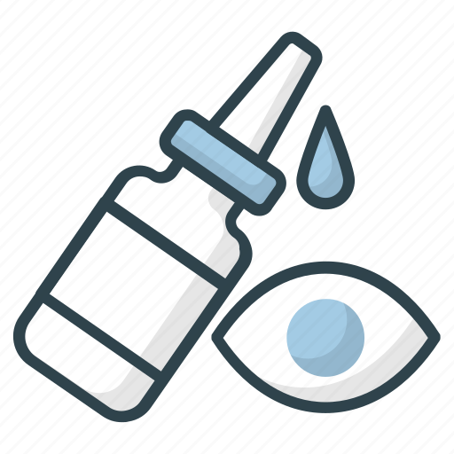 Eye, drops, dropper, bottle, medical, pharma, eye care icon - Download on Iconfinder