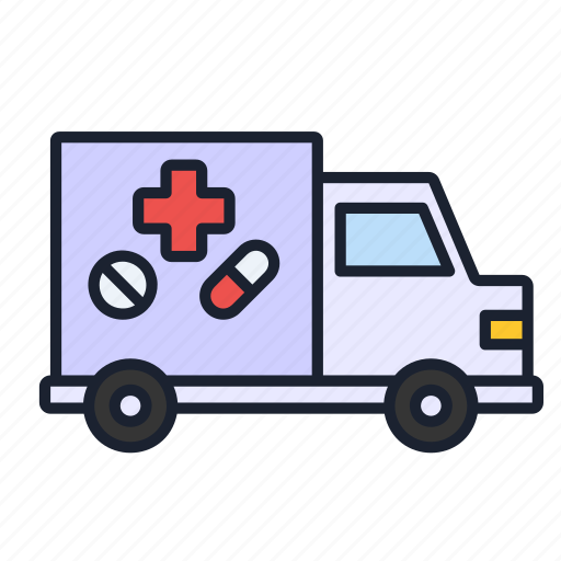 Drug, transportation, transport, delivery, truck icon - Download on Iconfinder