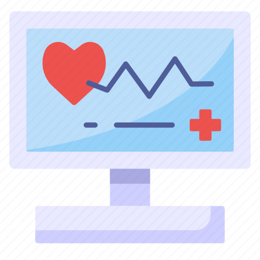 Computer, monitor, screen, display, medical icon - Download on Iconfinder