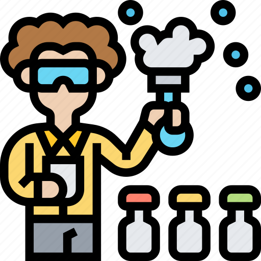 Chemist, laboratory, researcher, analysis, experiment icon - Download on Iconfinder