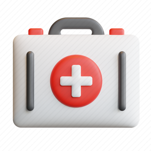 First, aid, kit, pharmacy, health, healthcare, medical 3D illustration - Download on Iconfinder