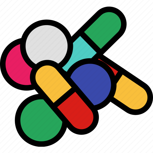 Outline, pill, tab, medicine, pharmacy, medical, thick icon - Download on Iconfinder