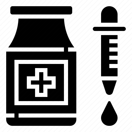 Bottle, dose, drugs, eyedropper, medicine, pharmacy icon - Download on Iconfinder