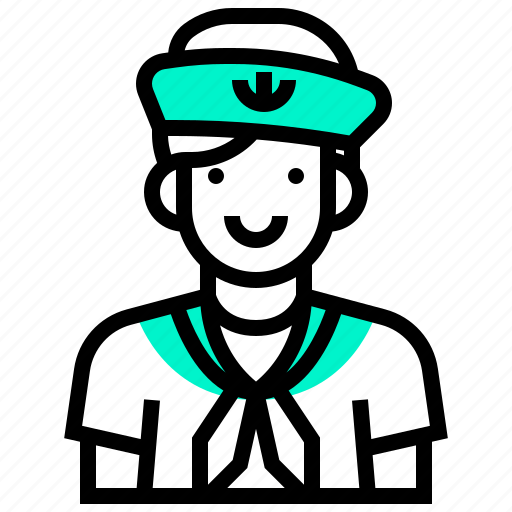 Avatar, man, marine, nautical, navy, sailor icon - Download on Iconfinder