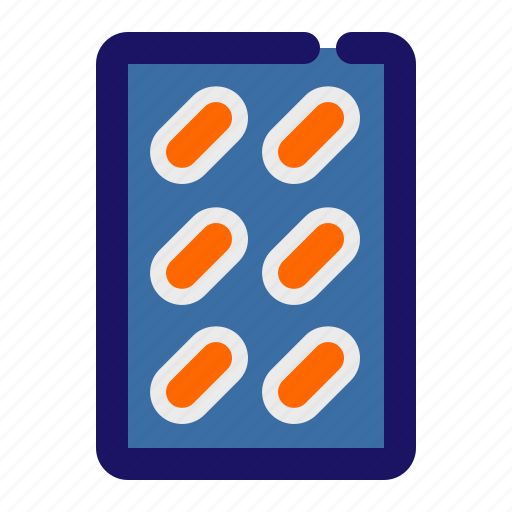 Capsules, strip, tablets, medicine, pharmacy icon - Download on Iconfinder
