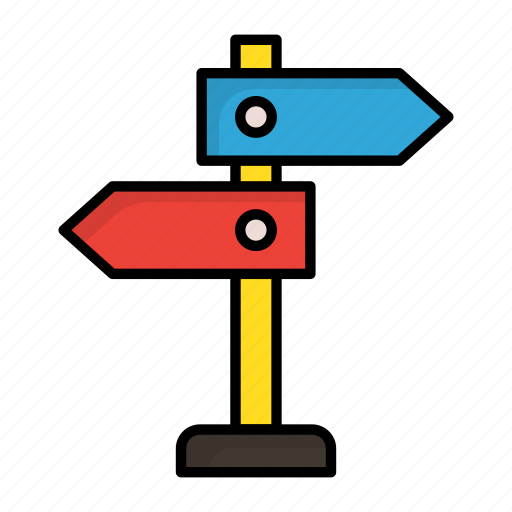 Signpost, guidepost, road board, signboard, direction board, philippines icon - Download on Iconfinder