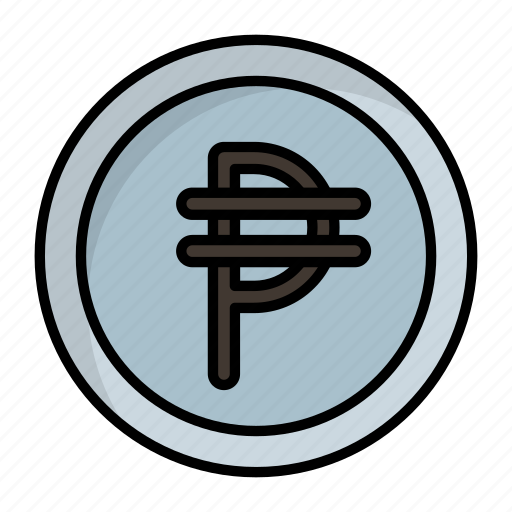 Peso, coin currency, capital, asset, finance, philippines icon - Download on Iconfinder