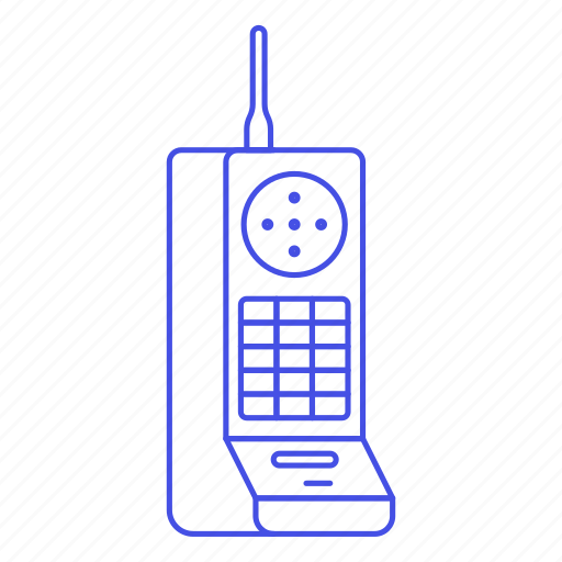 Devices, retro, phone, wireless, cellphone, communication, vintage icon - Download on Iconfinder