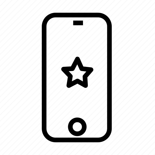 Favourite, mobile, phone, smartphone, star icon - Download on Iconfinder