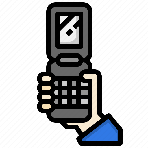 Handphone, mobile, phone, hand, communications, technology icon - Download on Iconfinder