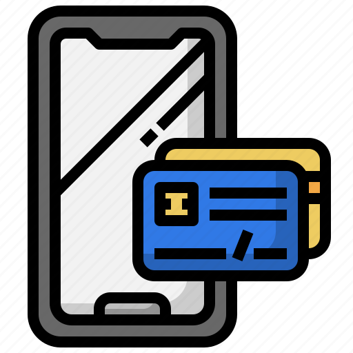 Mobile, payment, credit, card, chip, smartphone icon - Download on Iconfinder