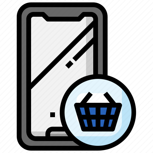 Online, shopping, smartphone, basket, shop icon - Download on Iconfinder