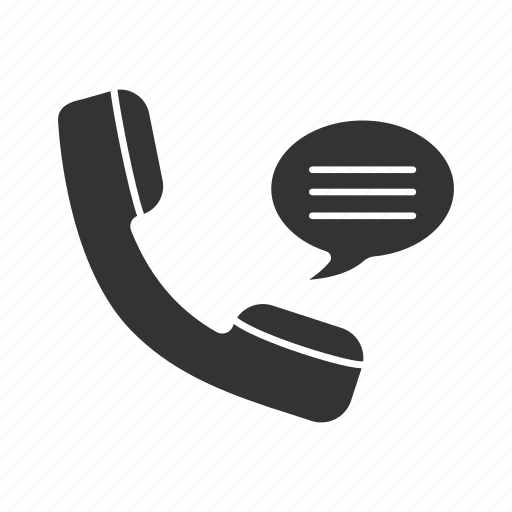 Call, handset, hotline, phone, speech bubble, talk, telephone icon - Download on Iconfinder