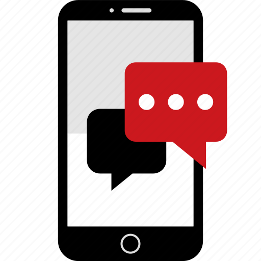 Bubble, chat, conversation, phone, sms, talk, wireframes icon - Download on Iconfinder