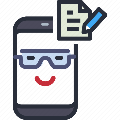 Post, emotion phone content, networks, write, article, read, comment icon - Download on Iconfinder
