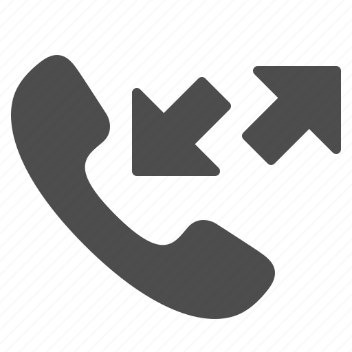 Arrows, calls, communication, handle, handset, phone, telephone icon - Download on Iconfinder