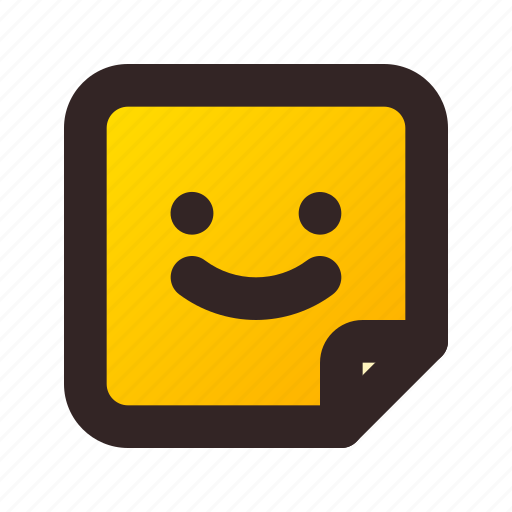 Sticker, face, smile, happy, smiley icon - Download on Iconfinder