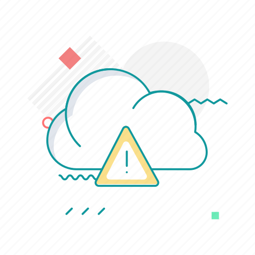 Alert, cloud, storage, warning icon - Download on Iconfinder
