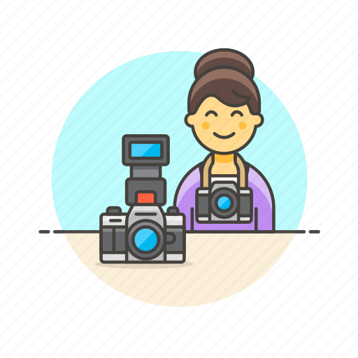 Photo, video, camera, image, picture, shot, woman icon - Download on Iconfinder