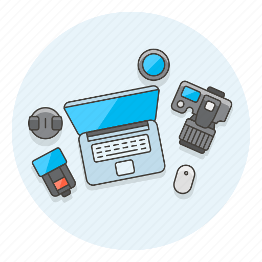 Photo, video, workspace, equipment, image, laptop, picture icon - Download on Iconfinder