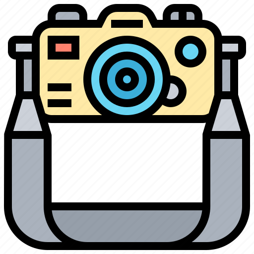 Accessory, camera, hanging, photographer, strap icon - Download on Iconfinder