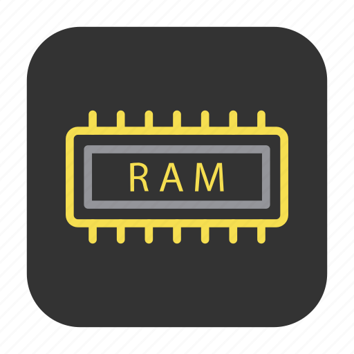 Hardware, memory, microchip, ram, technology icon - Download on Iconfinder