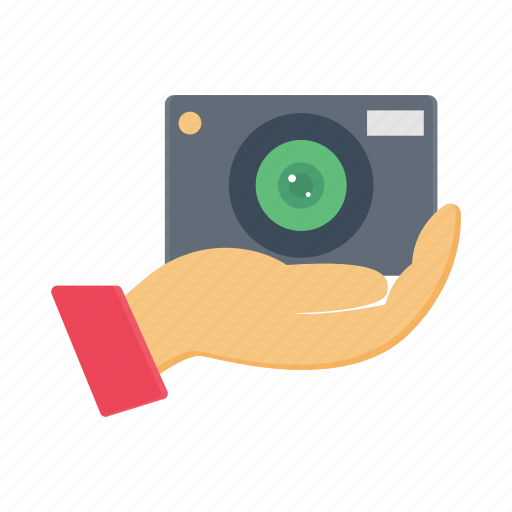 Camera, photography, cameraman, hand, protection icon - Download on Iconfinder