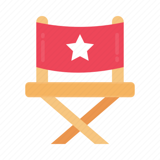 Director, cinema, movie, chair, film icon - Download on Iconfinder