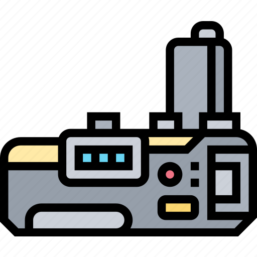 Battery, grip, camera, dslr, accessory icon - Download on Iconfinder