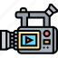 video, camera, recording, broadcast, media 