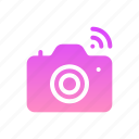 camera, wifi, signal, photography, connection