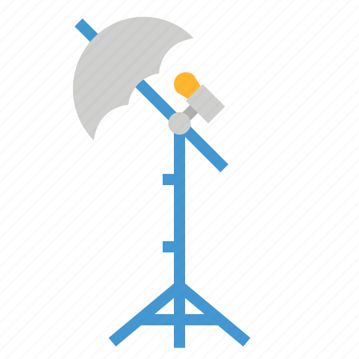 Camera, lighting, photography, umbrella icon - Download on Iconfinder