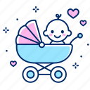 baby, child, kid, infant, stroller, newborn, cute