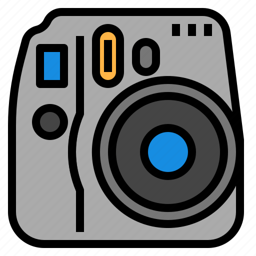 Camera, polaroid icon