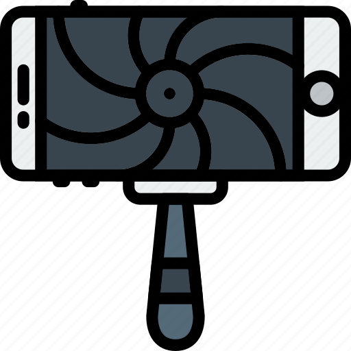 Photography, record, selfie, stick, video icon - Download on Iconfinder