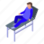 physical, therapist, hospital, bed, isometric 