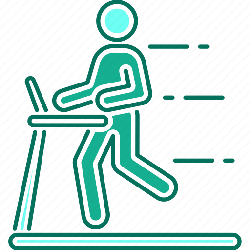 Man, running, treadmill icon - Download on Iconfinder