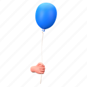 hold balloon, ballon, play, decoration, celebration, hobby, hand gesture, holding