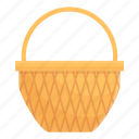 empty, picnic, basket