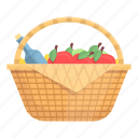 meal, picnic, basket