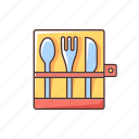 picnic, cutlery, tableware, portable
