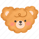 bear, happy, smile, expression, emotional, teddy bear, cute, character, kawaii
