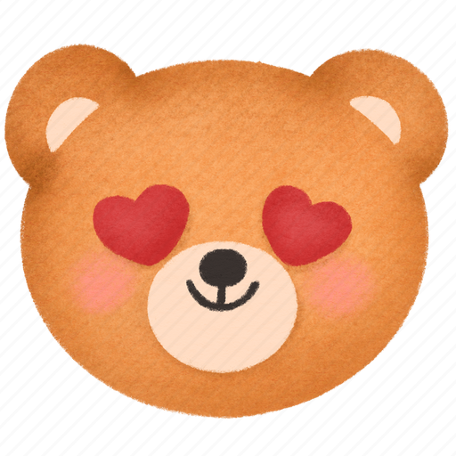 Bear, in love, love, expression, emotional, teddy bear, cute icon - Download on Iconfinder