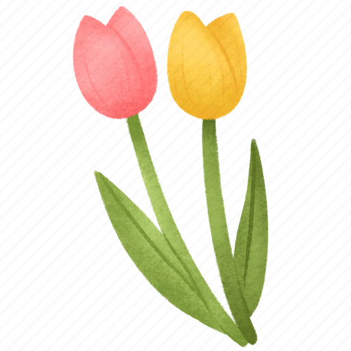 Tulip flowers, wildflower, blossom, floral, botanical, nature, plant icon - Download on Iconfinder